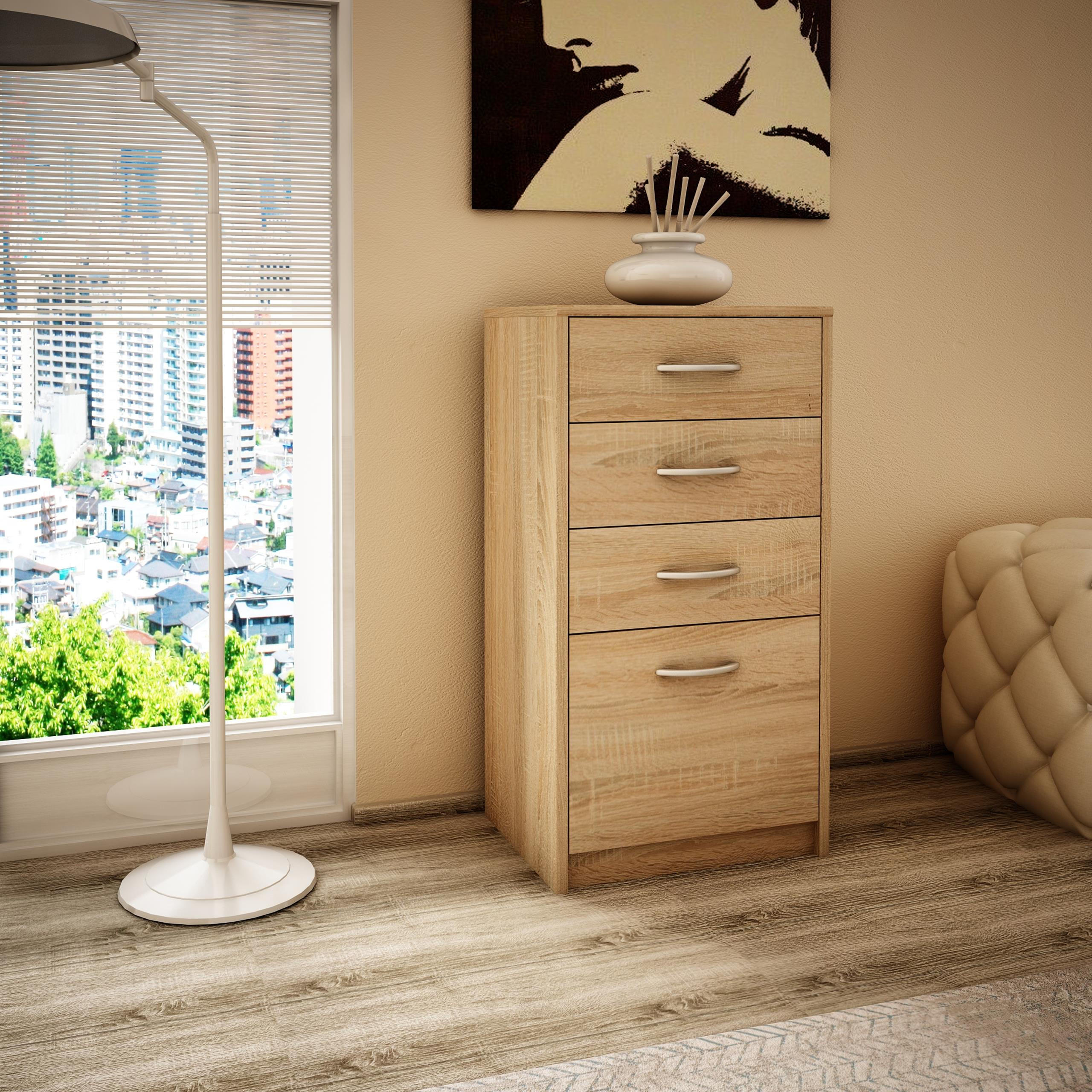 Thumbnail - Matkam Möbel Kommode, Sonoma Eiche, Holzwerkstoff, 45x85x35 cm, Wohnzimmer, Kommoden & Sideboards, Kommoden