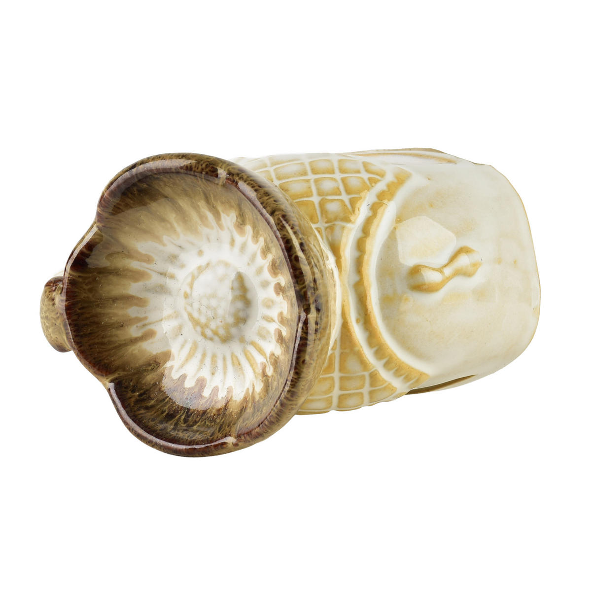 KOMÍNEK NA OLEJEK, keramika, vícebarevný - béžová, keramika (5/7/9cm) - Mondex