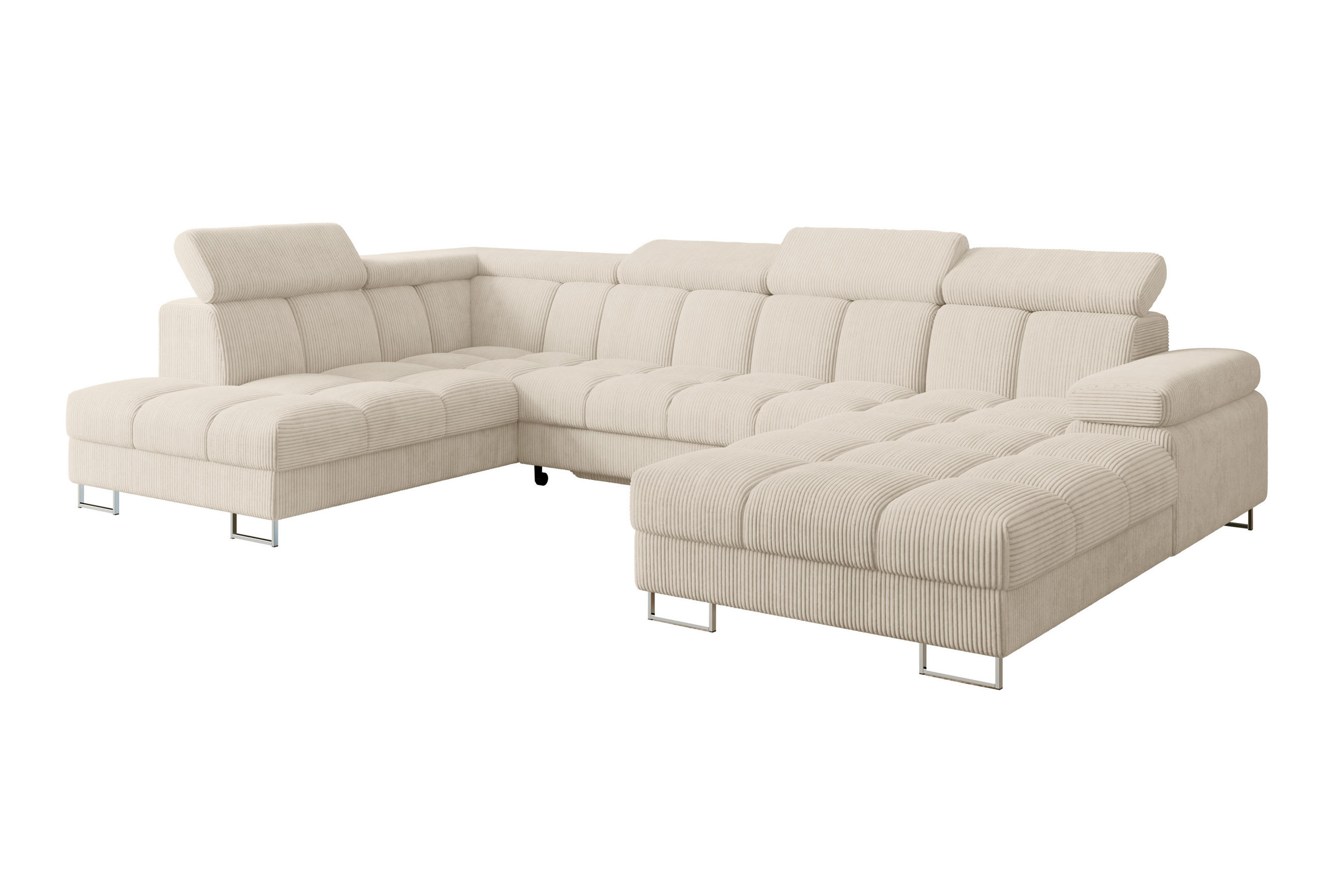 Altdecor Wohnlandschaft Beige 345x79x203 cm