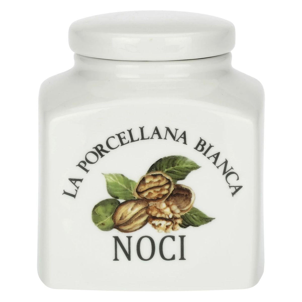 VORRATSDOSE Noci 0,5 l - Multicolor, Keramik (10/10/11cm) - La Porcellana Bianca
