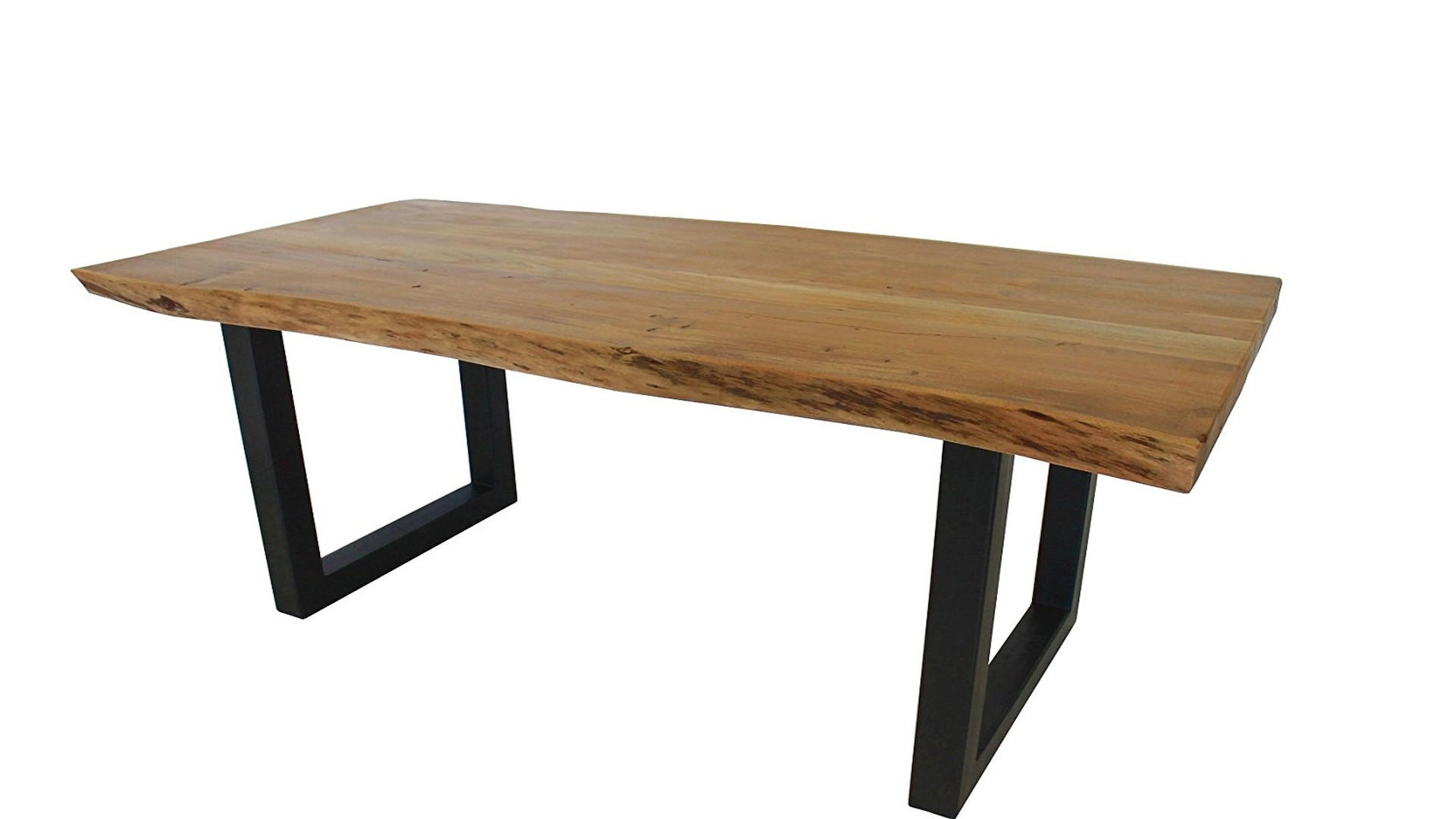 BAUMKANTENTISCHPLATTE SPU 220 ohne Gestell - Akaziefarben, Holz (220/100/76cm) - Sedex