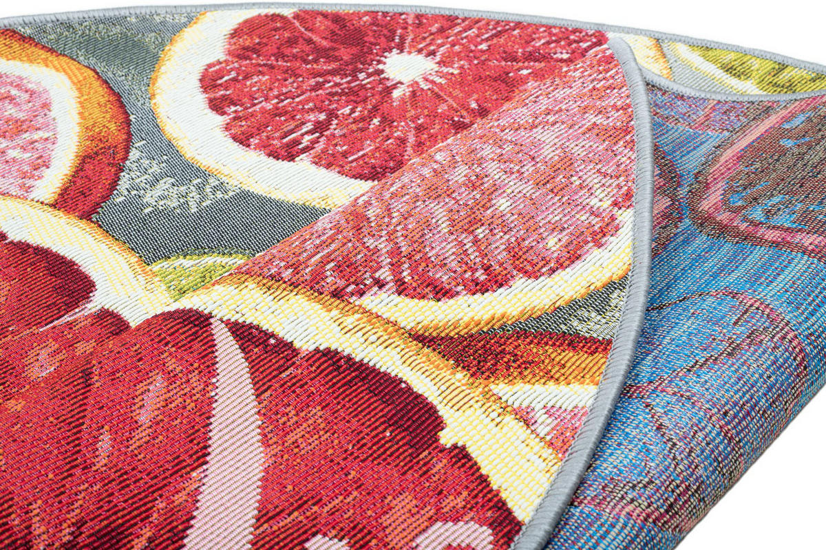 OUTDOORTEPPICH Rantum Beach 190x190 cm - Orange, Textil (190/190cm) - Sansibar SYLT