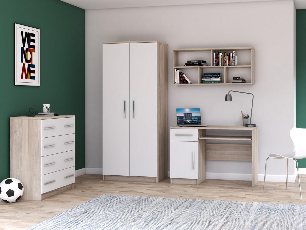 KOMMODE MARSALA 4S SONOMA - Sonoma Eiche, Holzwerkstoff (80/93/40cm) - Möblo