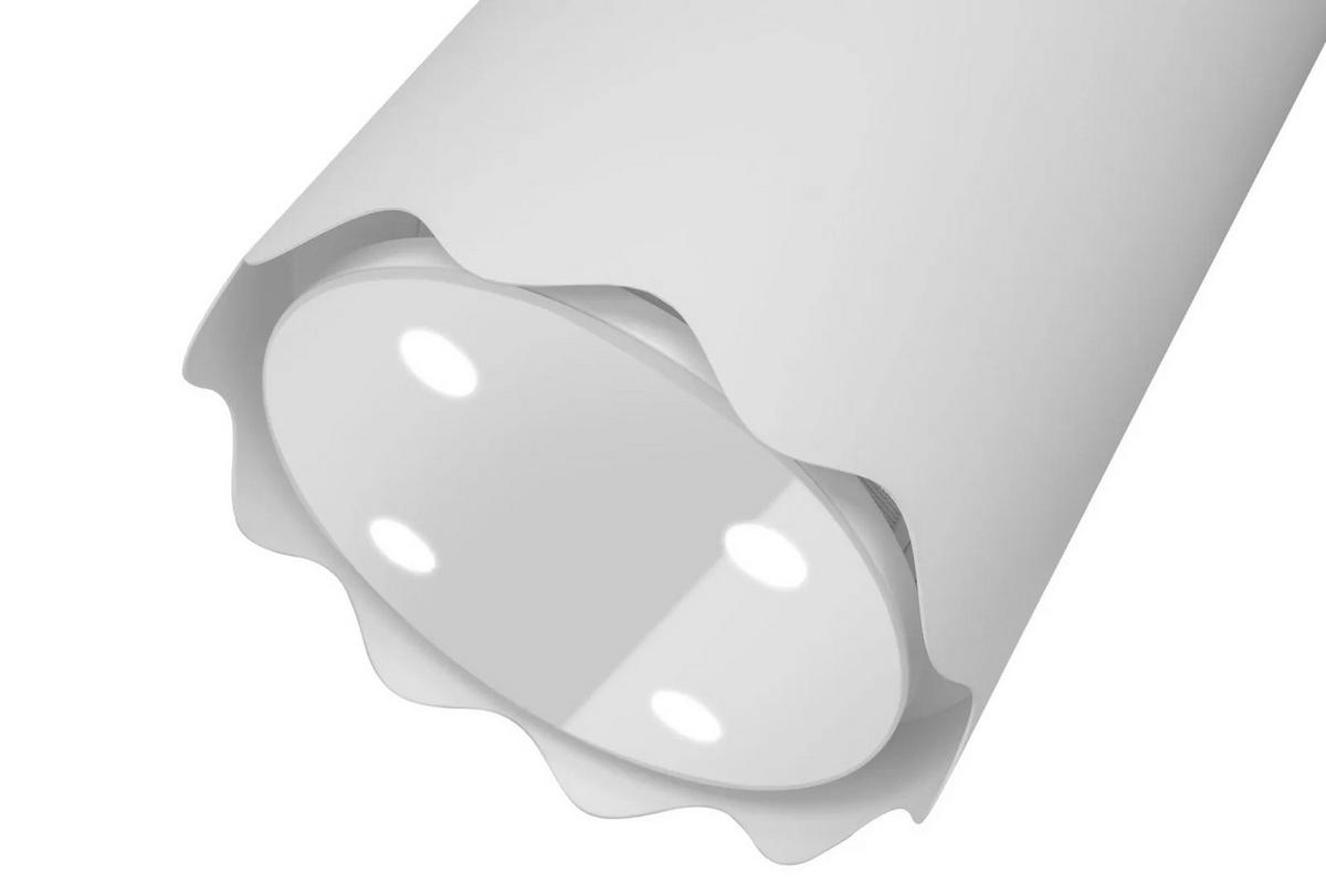 DUNSTABZUGSHAUBE GCH P 892 WH Diamond 40 cm 850 m³/h - Weiß, Metall (40/87/20cm) - Gurari