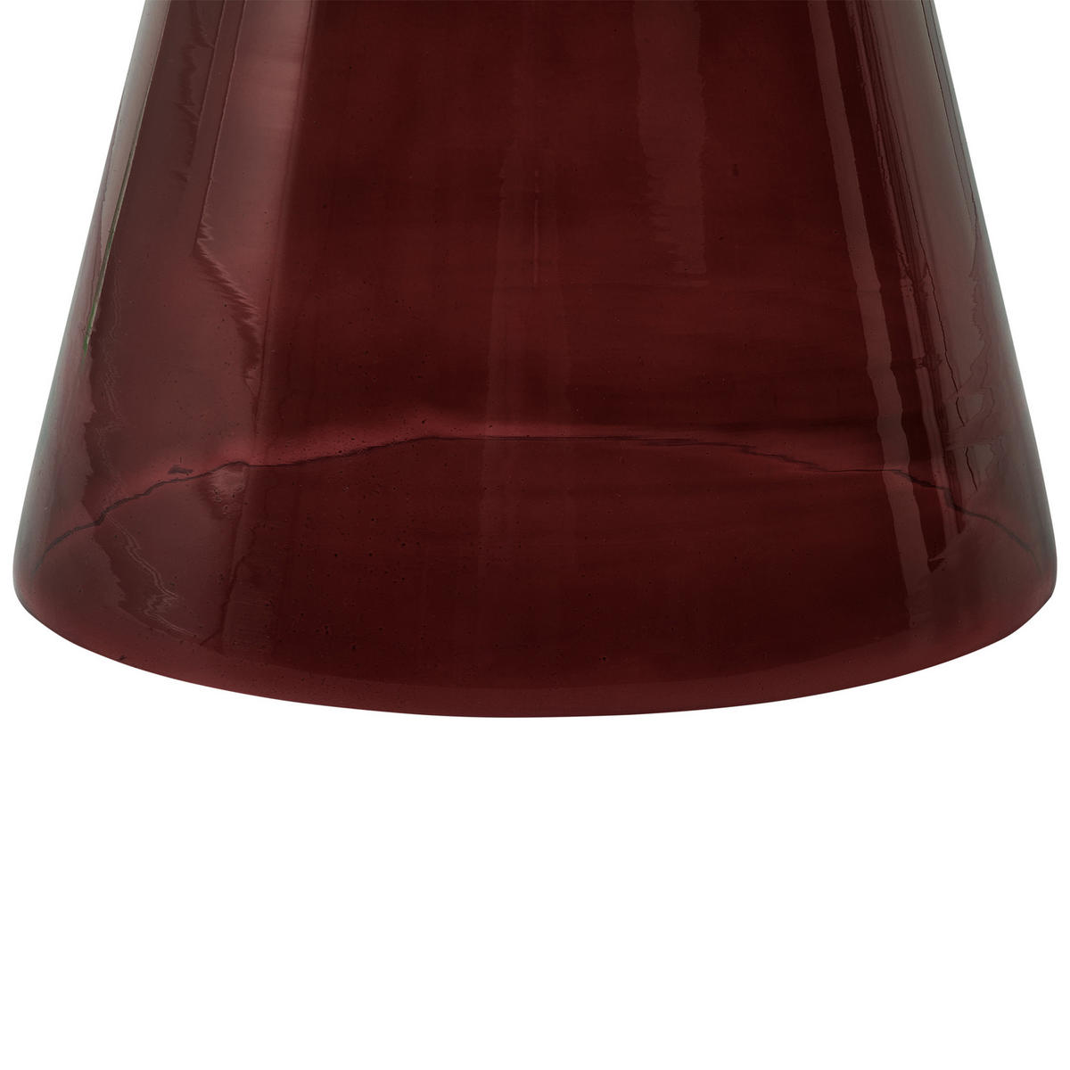 BEISTELLTISCH Glas Dunkelbraun Laguna - Dunkelbraun/Braun, Glas (37/37/43cm) - Beliani