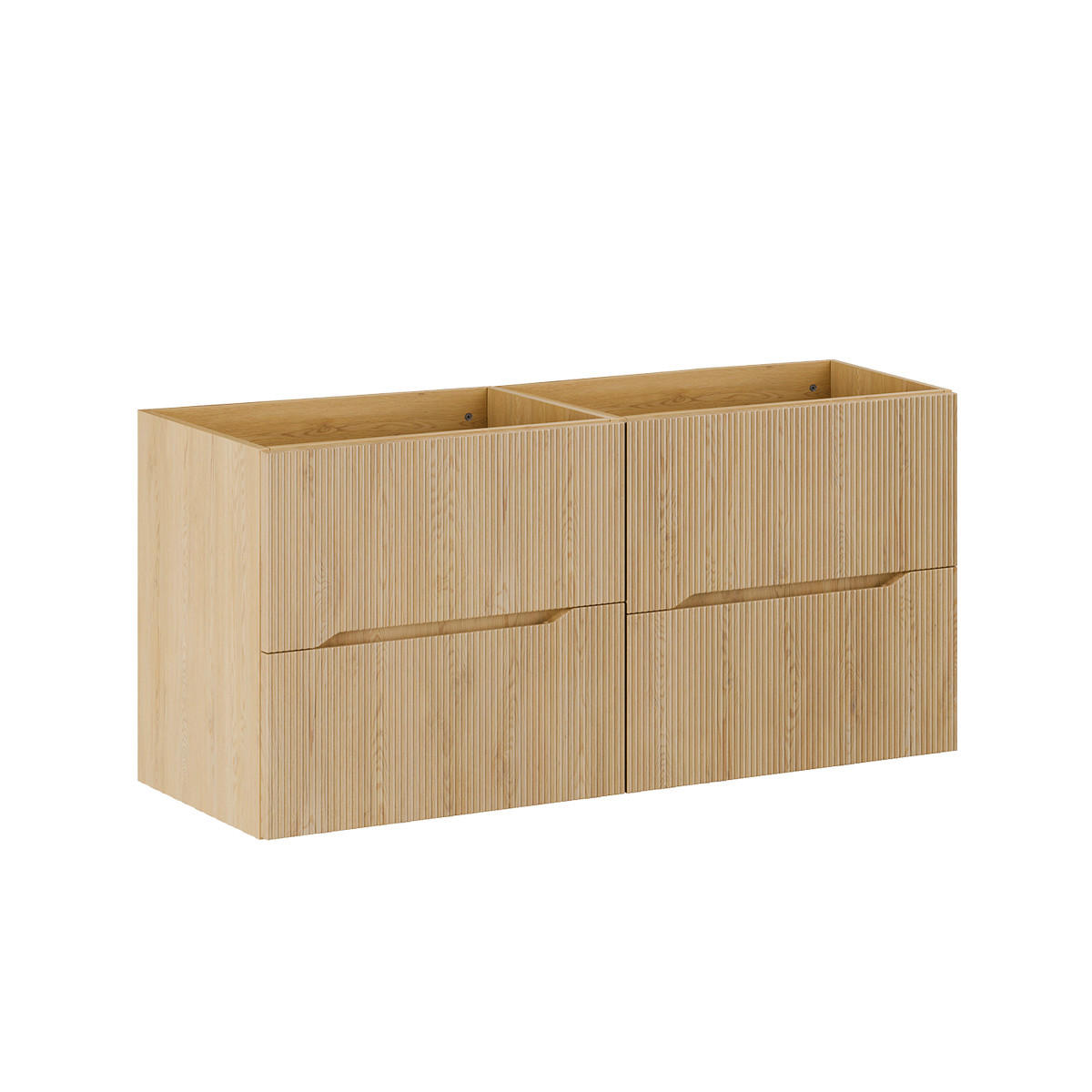 WASCHTISCHUNTERSCHRANK 120.4cm Isaline Helle Eiche - Braun, Holzwerkstoff (120.4/57/46cm) - Petits-meubles