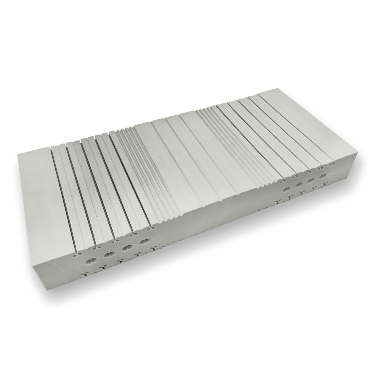 KALTSCHAUMMATRATZE Mammut, ideal für Seitenschläfer, Größe: 100x200, Härtegrad: H4 - Weiß, Textil (100/200cm) - Betten-ABC