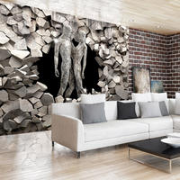 VLIESTAPETE Beige 400/280 cm - Beige/Schwarz, Textil (400/1cm) - KUNSTLOFT