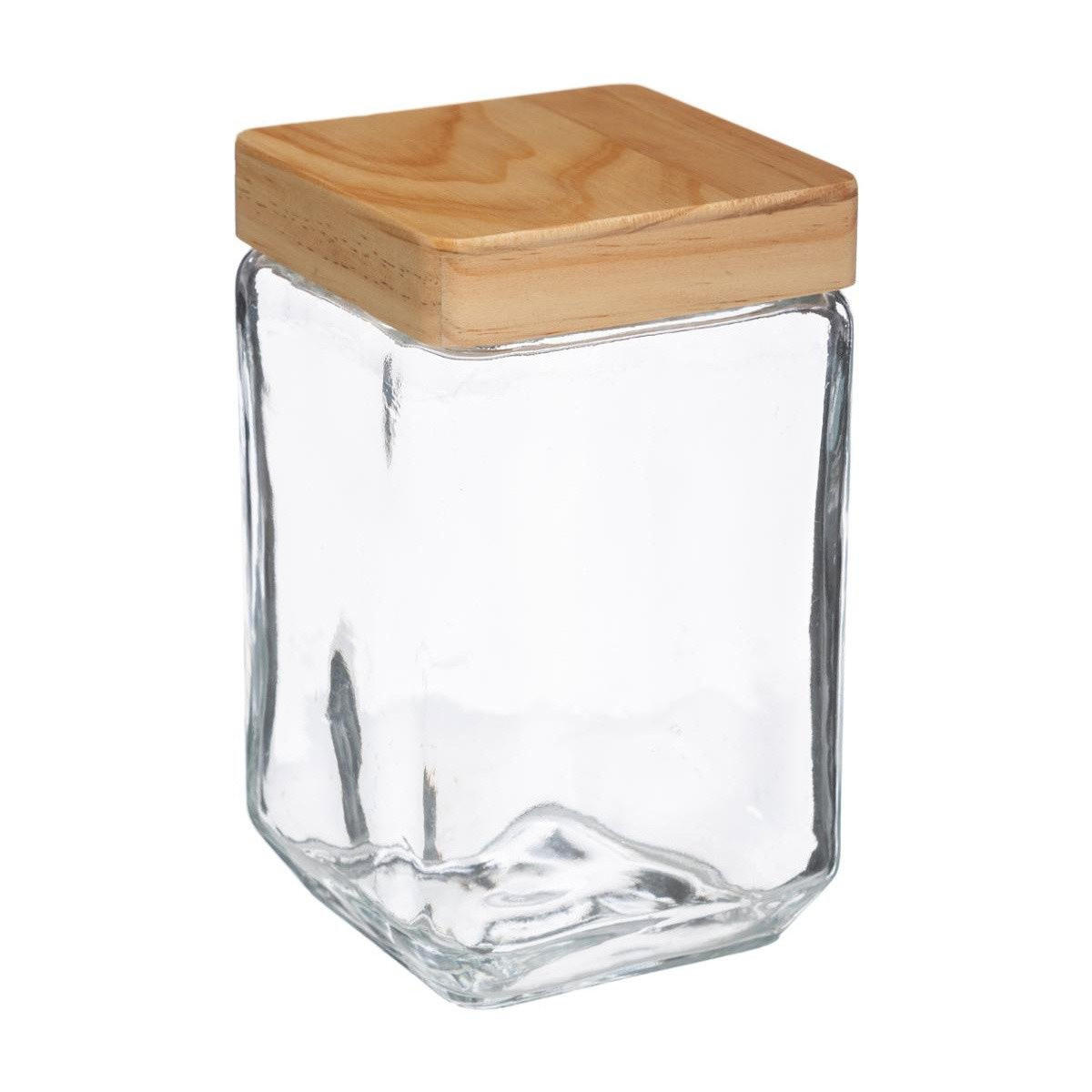LEBENSMITTELBEHÄLTER aus Glas für lose Produkte 1,25 l 11/11/14 cm - Transparent, Glas (11/14/11cm) - 5five Simply Smart