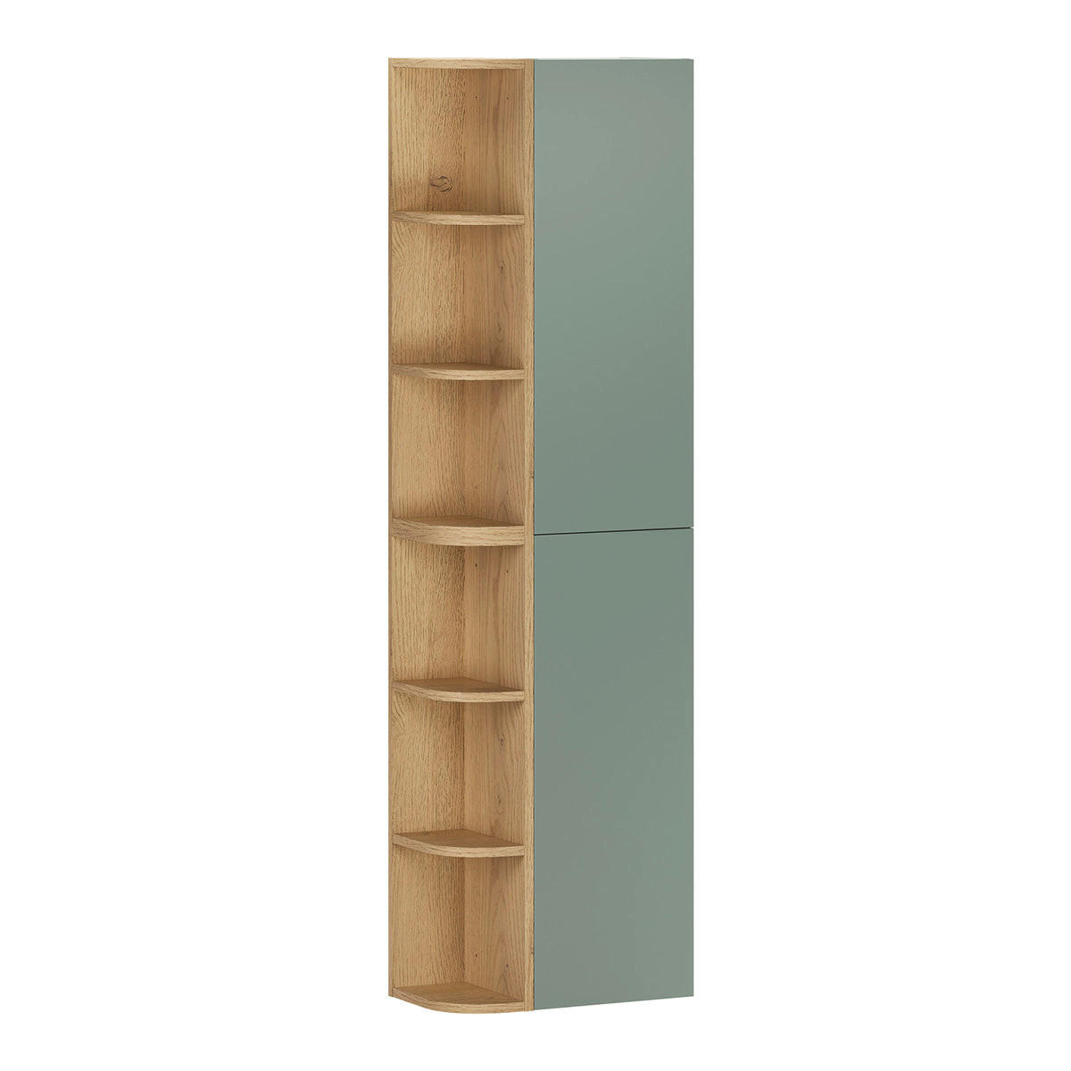 BADMÖBEL 120.4cm Oria 2er-Set Grün - Grün, Holzwerkstoff (120.4/50/45.8cm) - Petits-meubles
