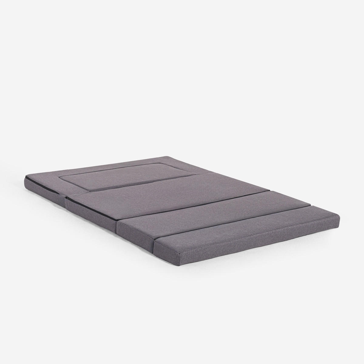 SCHLAFSOFA klappbar Miranda - Dunkel Grau - Grau, Textil (134/70/68cm) - Pasmara