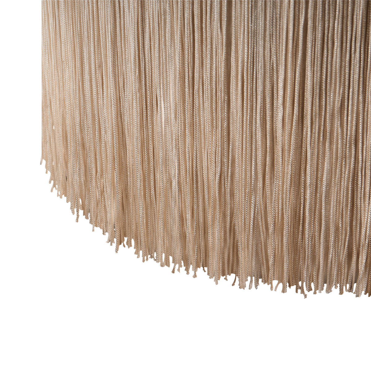 POUF Virginia 36/36/38 cm - Beige, Textil (36/38/36cm) - Beliani