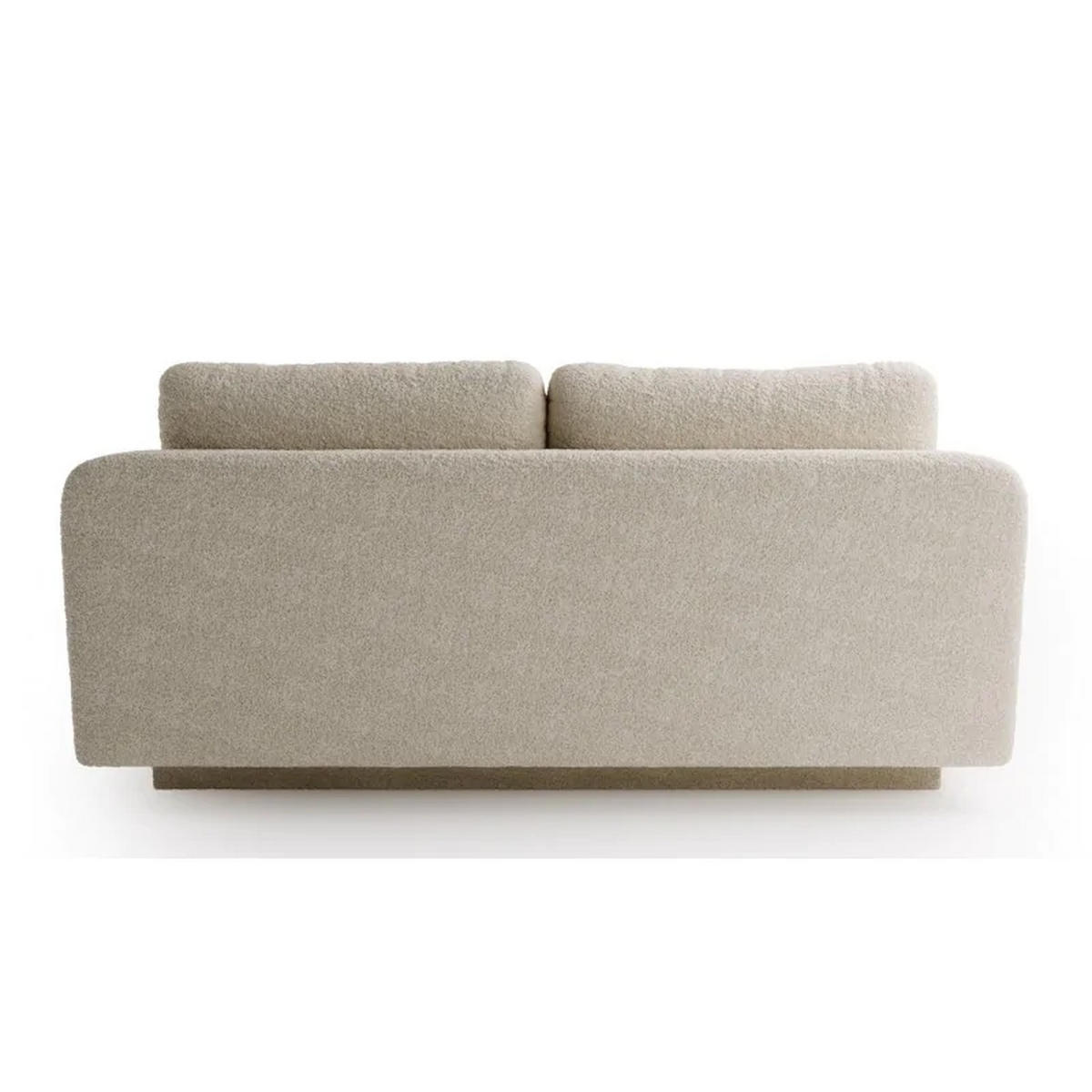 SCHLAFSOFA MAJA, Sofa mit Schlaffunktion und Bettkasten, Farbe: Beige, Bouclé-Stoff - Beige, Textil (209/96/96cm) - Sepro Meble
