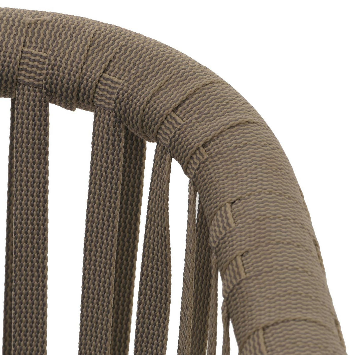 GARTENGARNITUR Tisch+4xStuhl Grau Dunkelgrau - Grau, Metall - PROREGAL