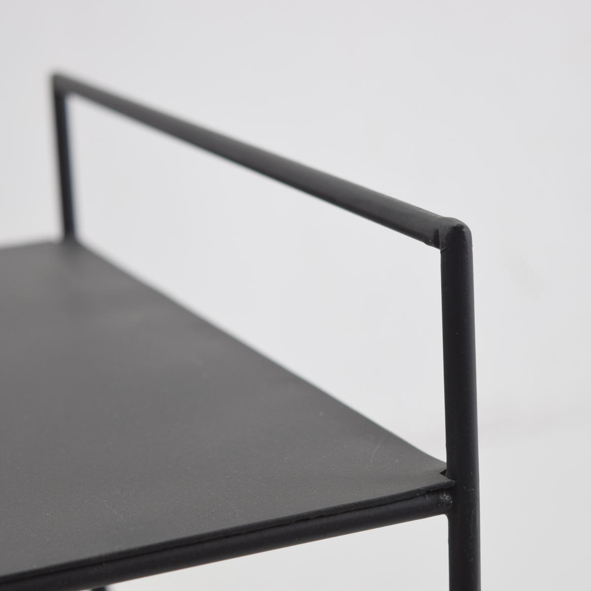 BEISTELLTISCH Maggy Schwarz - Schwarz, Metall (29/36/47cm) - LOFT42