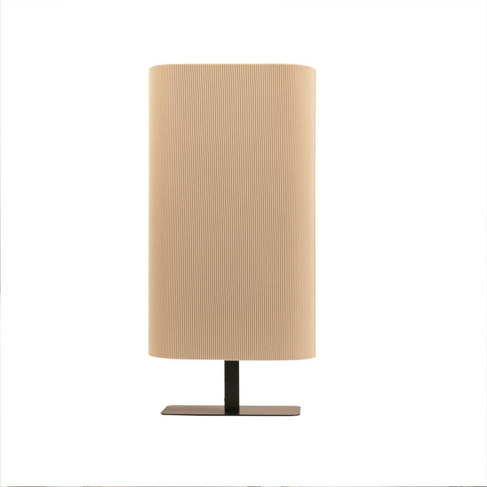 TISCHLAMPE SUKO - Beige, Große Tischlampe - Beige, Textil (15/30/60cm) - Home Deluxe