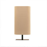 TISCHLAMPE SUKO - Beige, Große Tischlampe - Beige, Textil (15/30/60cm) - Home Deluxe