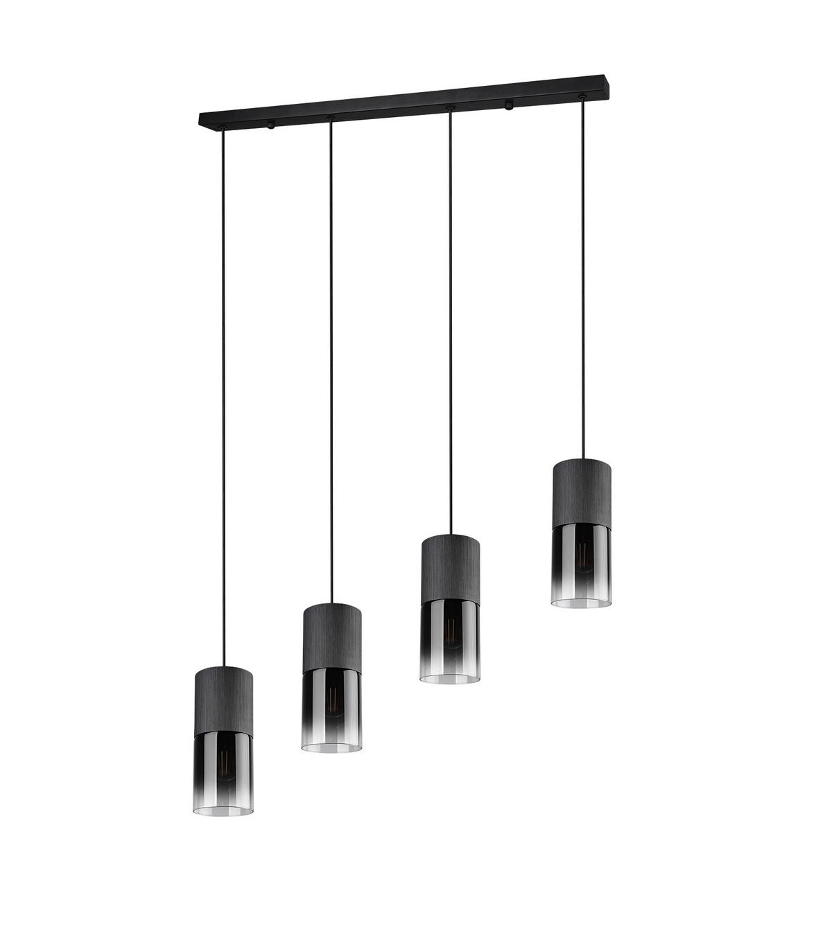 HÄNGELAMPE ROBIN - Schwarz - 10/10/150 cm - Schwarz, Metall (80.5/80.5/150cm) - Trio Leuchten