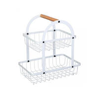 OBSTKORB Weiß 27/17/30 cm E8111 - Weiß, Holz (30cm) - Elitehoff
