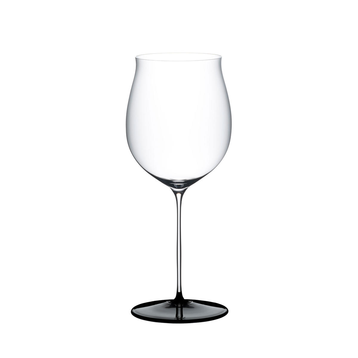 ROTWEINGLAS Fatto A Mano Black Tie Burgundy Grand Cru, Kristallglas, 1.022 L - Schwarz, Glas (1.02L) - Riedel