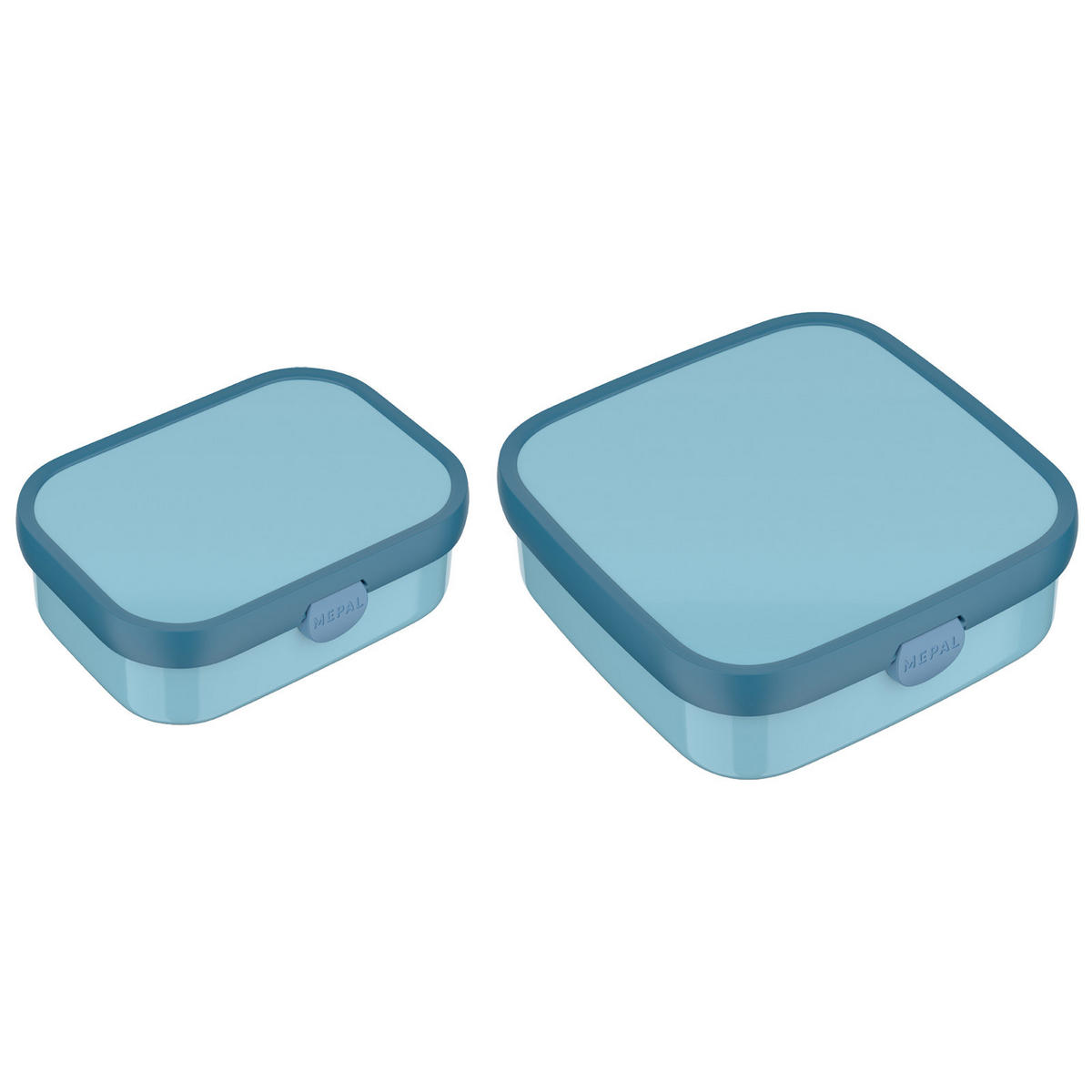 BROTDOSEN-SET Campus (2025) Cool Blue 2er Set - Blau, Kunststoff (1/1/1cm) - Mepal