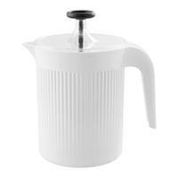 MILCHSCHÄUMER Diego Weiß 0,5 l - Weiß Hochglanz, Kunststoff - Mömax