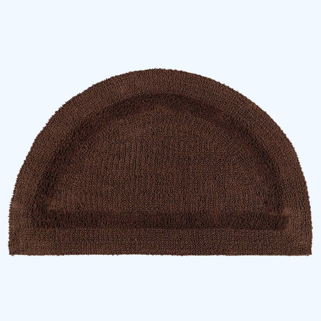 Thumbnail - Homescapes Badematte, Braun, Textil, Uni, Formgebogen, 50x80 cm, Badtextilien, Badematten