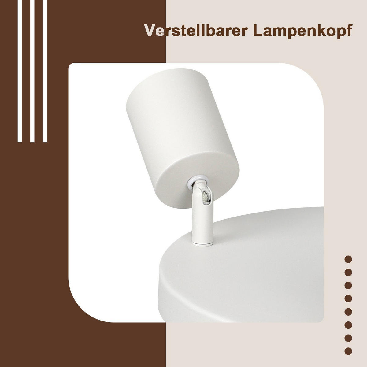 STRAHLER Freiheit 24/24/14 cm - Weiß, Metall (24/24/14cm) - Nettlife