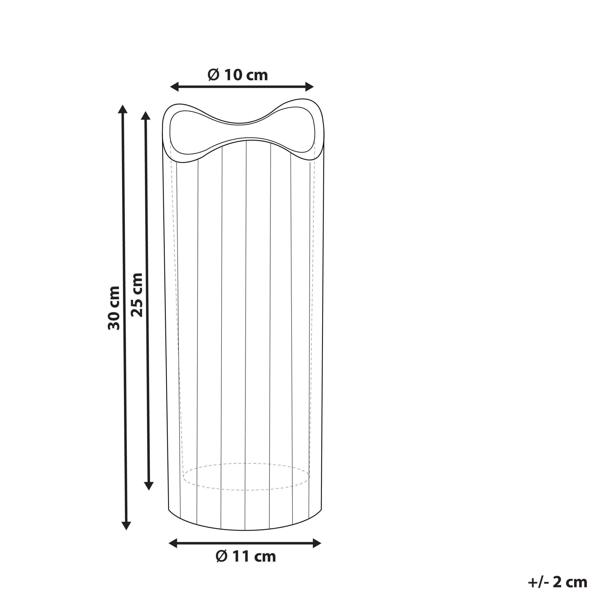 Thumbnail - Beliani Blumenvase, Grau, Glas, Mode, 30 cm, Dekoration, Vasen, Glasvasen