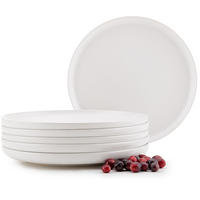 TELLER-SET VICTO 6-tlg Speiseteller - Weiß, Keramik (27cm) - KONSIMO®