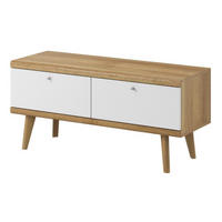 TV-LOWBOARD Weiß DRIMO RTV 107 Mit Massivholzbeinen - Multicolor, Holzwerkstoff (107/50/40cm) - Sepro Meble