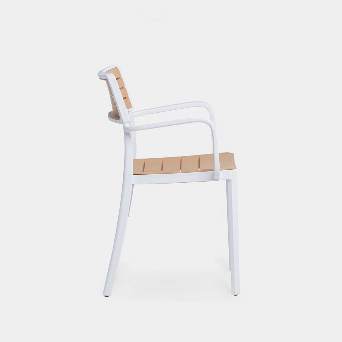 STUHL FÜR DRAUSSEN Hilda Zweifarbig 54 cm x 80 cm - Multicolor, Kunststoff (54/80/54cm) - Klast Home