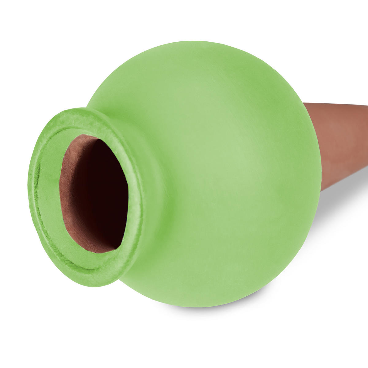 4XTONKEGEL - Grün, Keramik (6/12/6cm) - Relaxdays