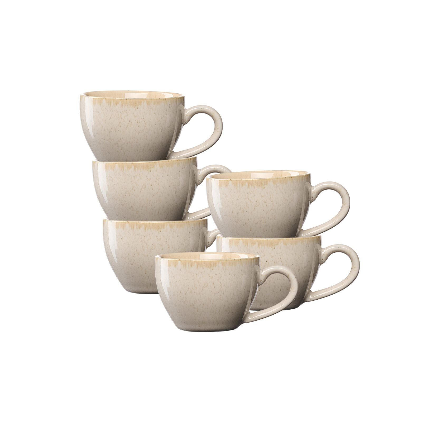 ESPRESSOTASSEN Sahara Creme 100 ml 6er Set - Creme, Keramik (0.1L) - Ritzenhoff Breker