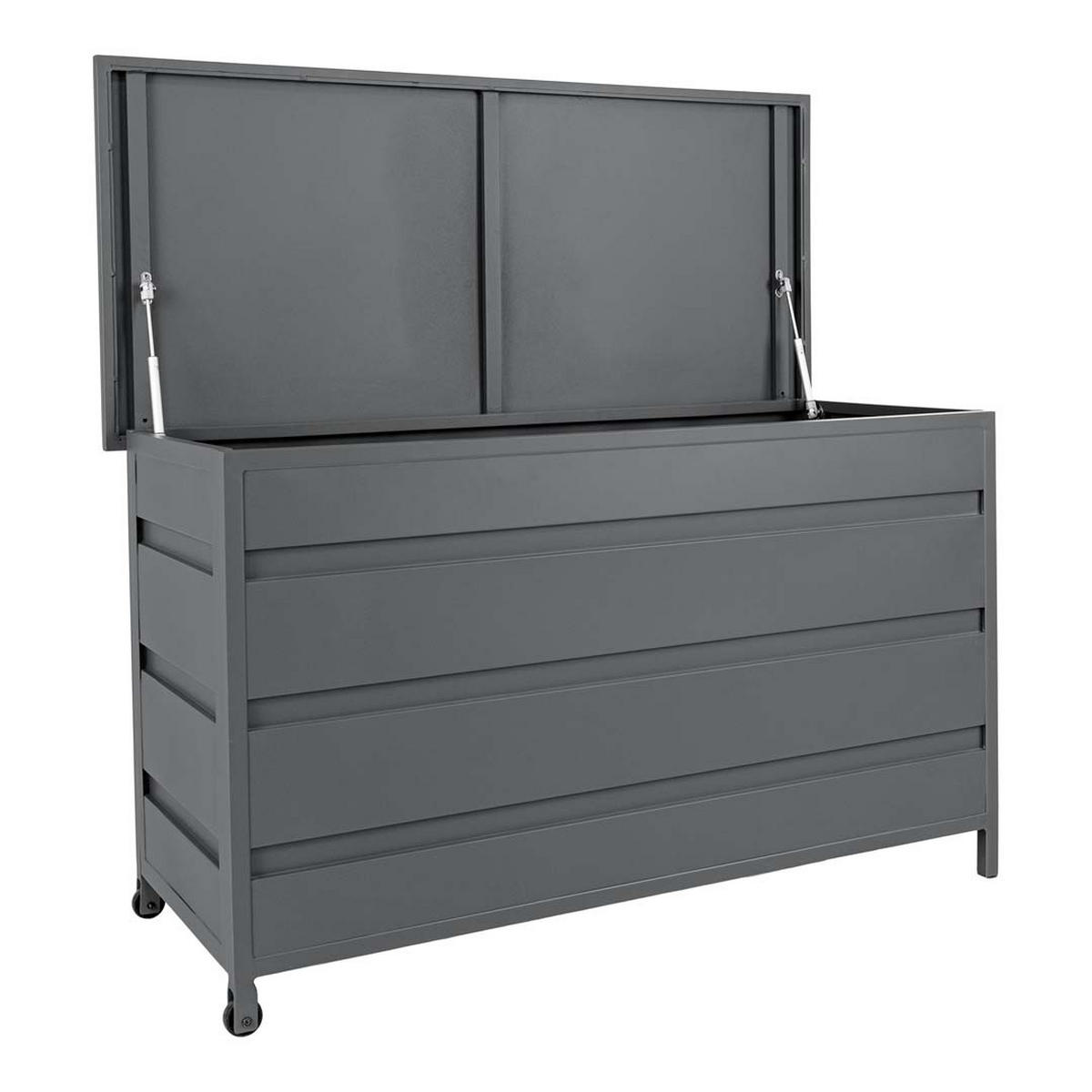 KISSENBOX grau - Grau, Holzwerkstoff (130/75/60cm) - ebuy24
