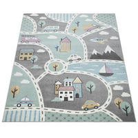 KINDERTEPPICH 160/220 CAPRI 318 - Grün, Kunststoff (160/220cm) - Paco Home