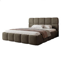 POLSTERBETT CERETTO 180x200 cm Kaffeebraun (Stoff Legend 07) - mit Bettkasten und Holzlattenrost - Braun, Holzwerkstoff/Textil (180/200cm) - Ravio