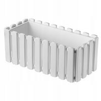 BALKONKASTEN 40 cm, Weiß - Weiß, Kunststoff (18/38cm) - KADAX