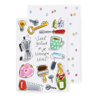 GRUSSKARTE Viel Glück in Bunt - 17 x 11,5cm - Multicolor, Papier (11.5/0.2cm) - Blond Amsterdam