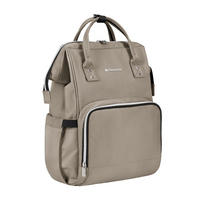 WICKELTASCHE Siena hellbraun Wickelunterlage, Thermo-Flaschenfächer, wasserabweisende Tasche - Beige, Textil (21/42/27cm) - Kikka boo