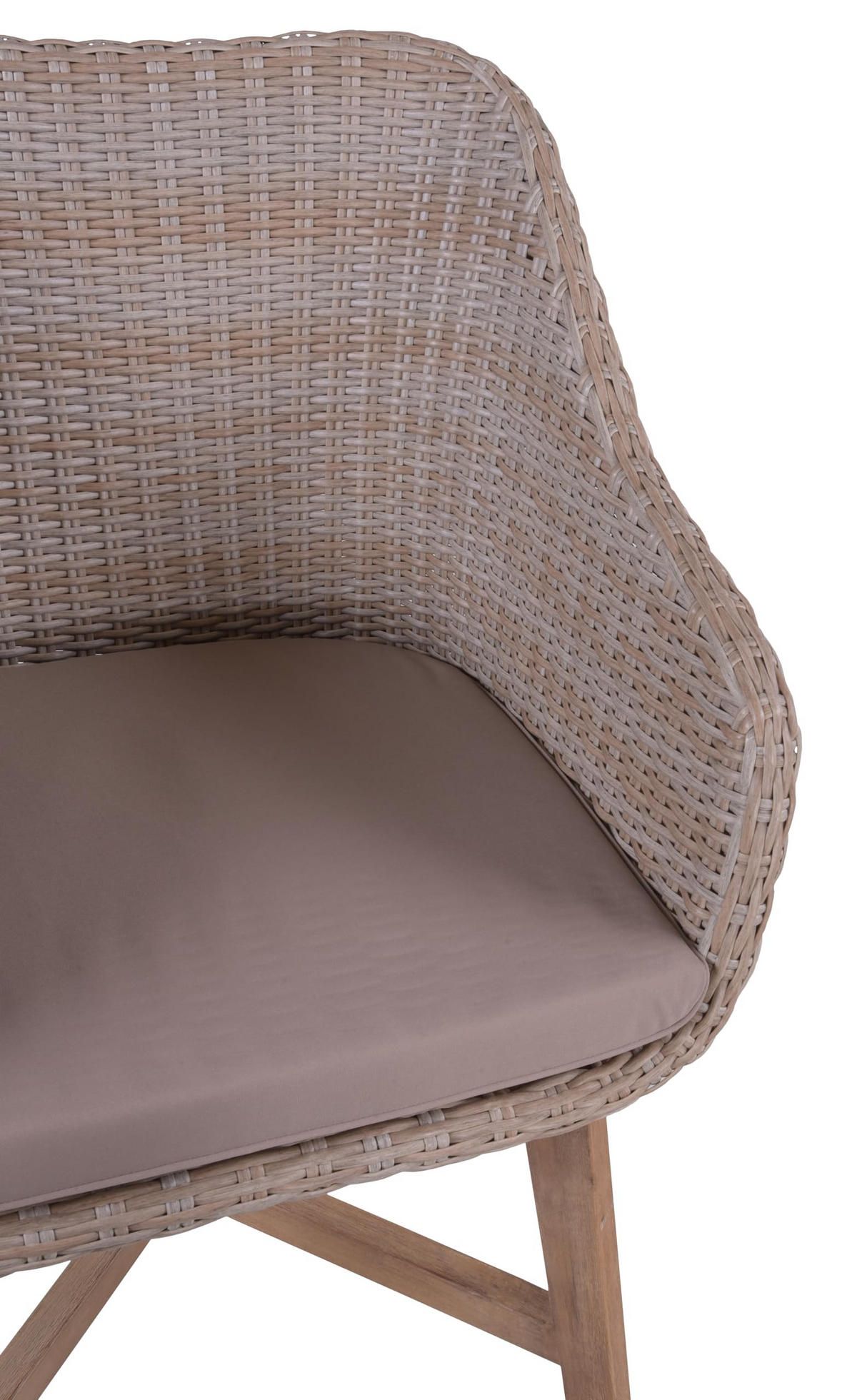 GARTEN-SITZGRUPPE Munich 5-teilig Gartenmöbel-Set - Braun, Holz - DELUKE