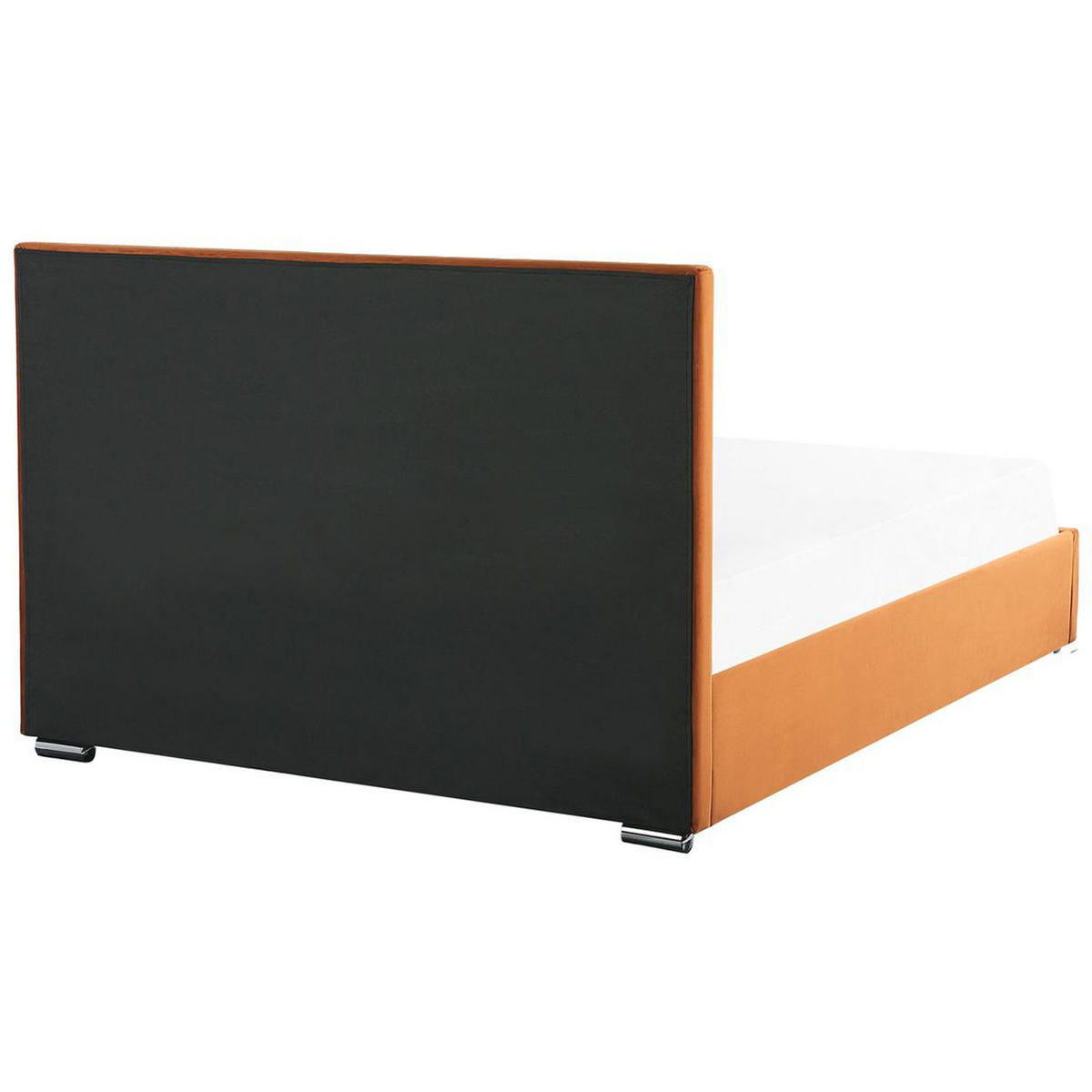 POLSTERBETT 160x200 cm Orange Rouen - Orange, Textil (160/200cm) - Beliani