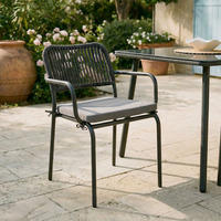 GARTENSTUHL VOLONTE 6ER-SET - Grau, Textil (56/81/65cm) - IDIMEX