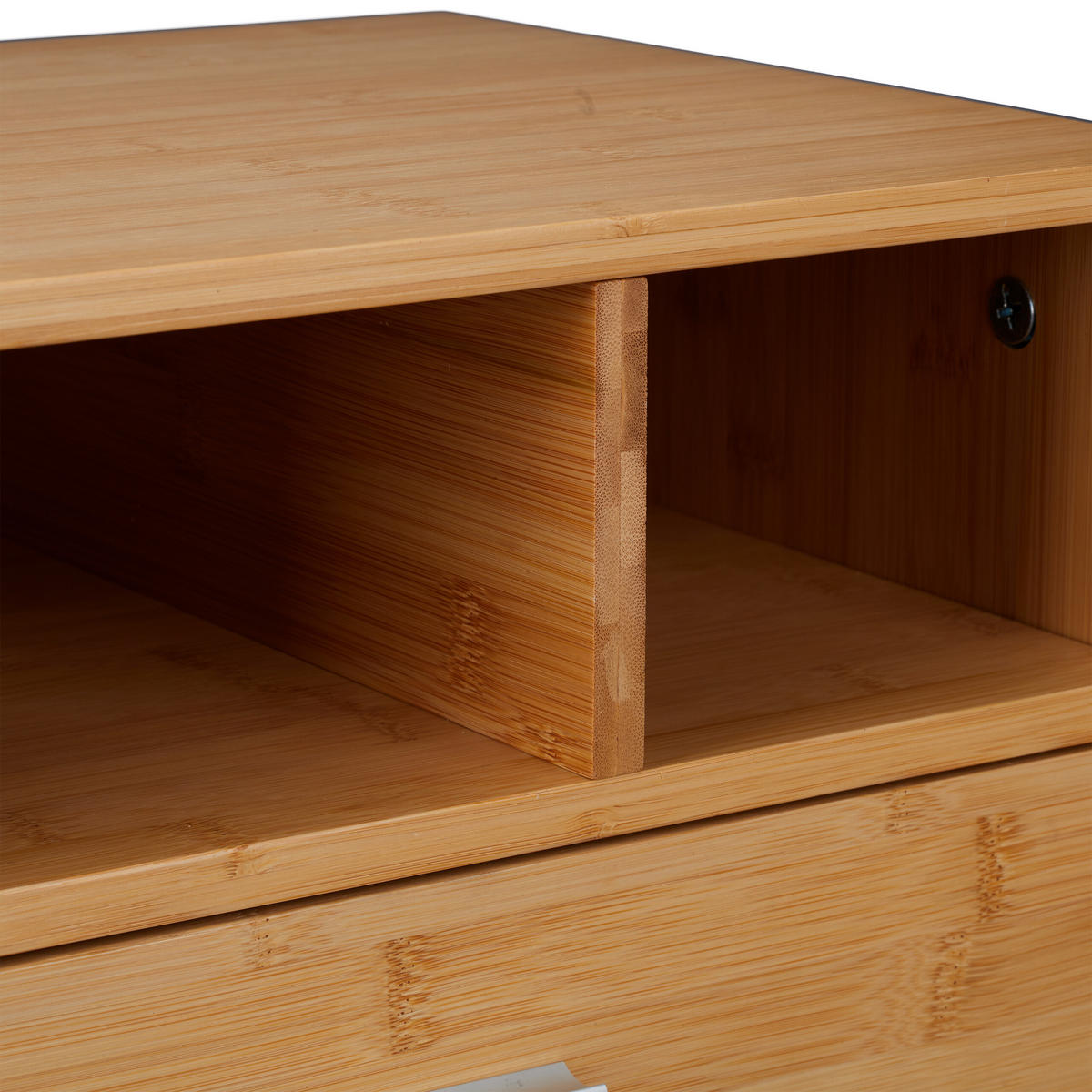 SCHREIBTISCH-ORGANIZER - Hellbraun, Holz/Metall (31/40/22cm) - Relaxdays