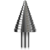 BOHRER - (5 mm - 35 mm), titanbeschichtet, massiv. - Silberfarben, Metall (3.5/3.5/7.3cm) - DCA