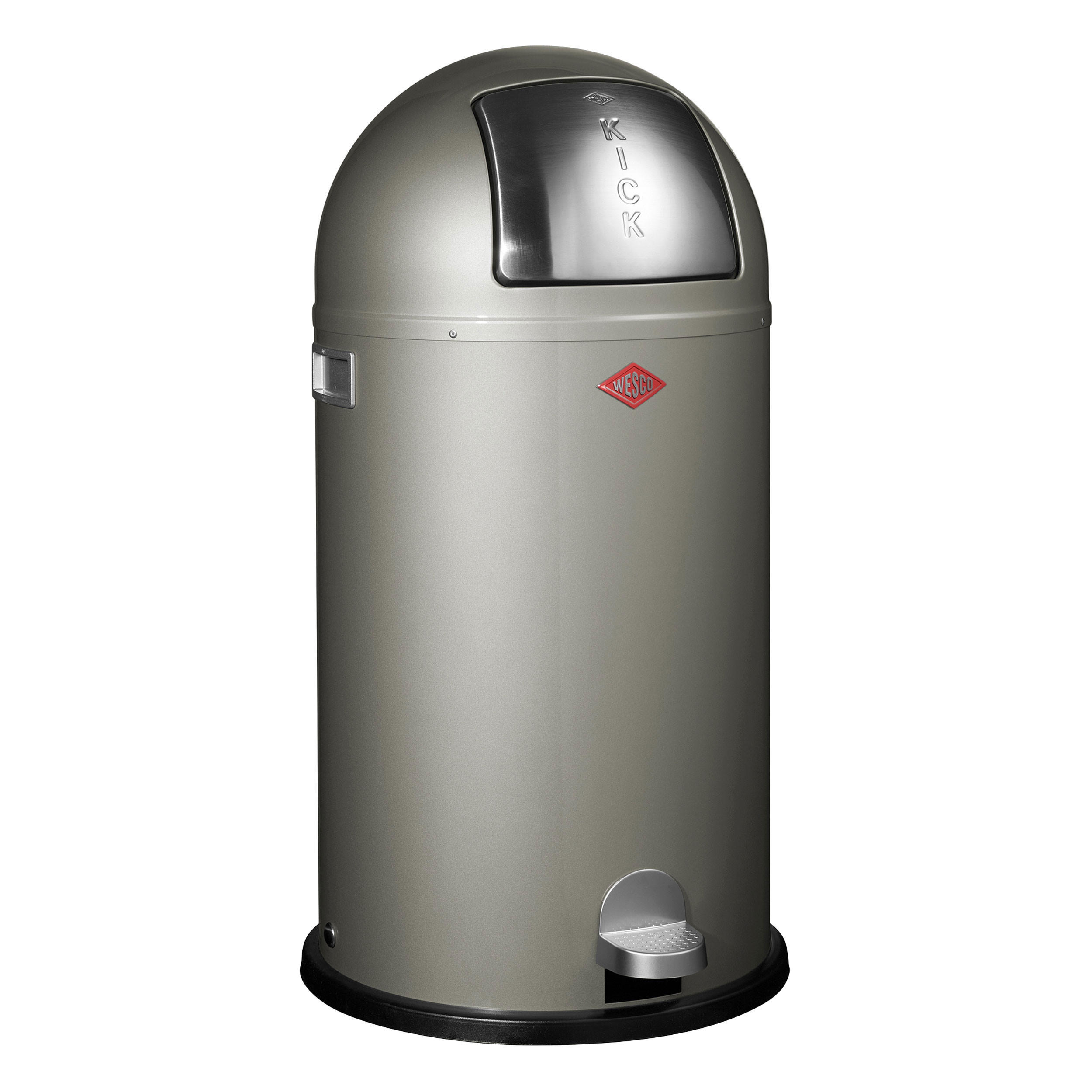 Wesco Mülleimer Silber 40x75.5x40 cm