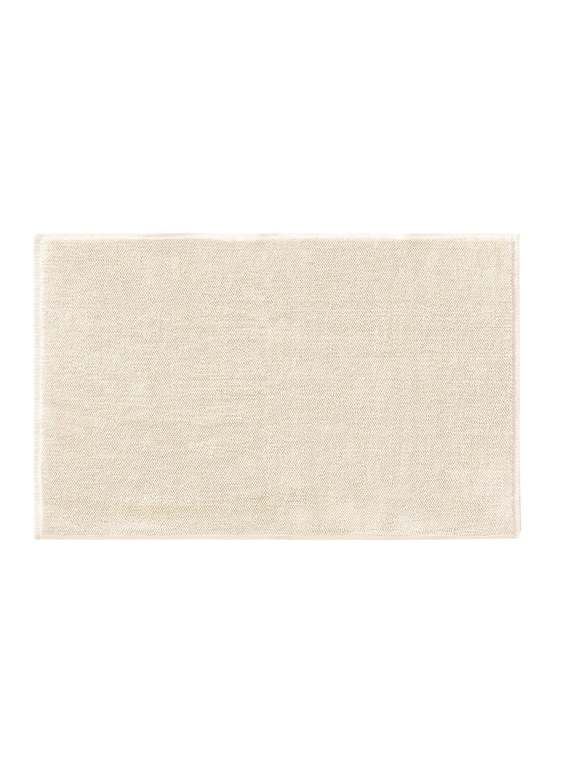 BADEMATTE Ole Beige 50x80 cm - Beige, Naturmaterialien/Textil (50/80cm) - benuta Nest