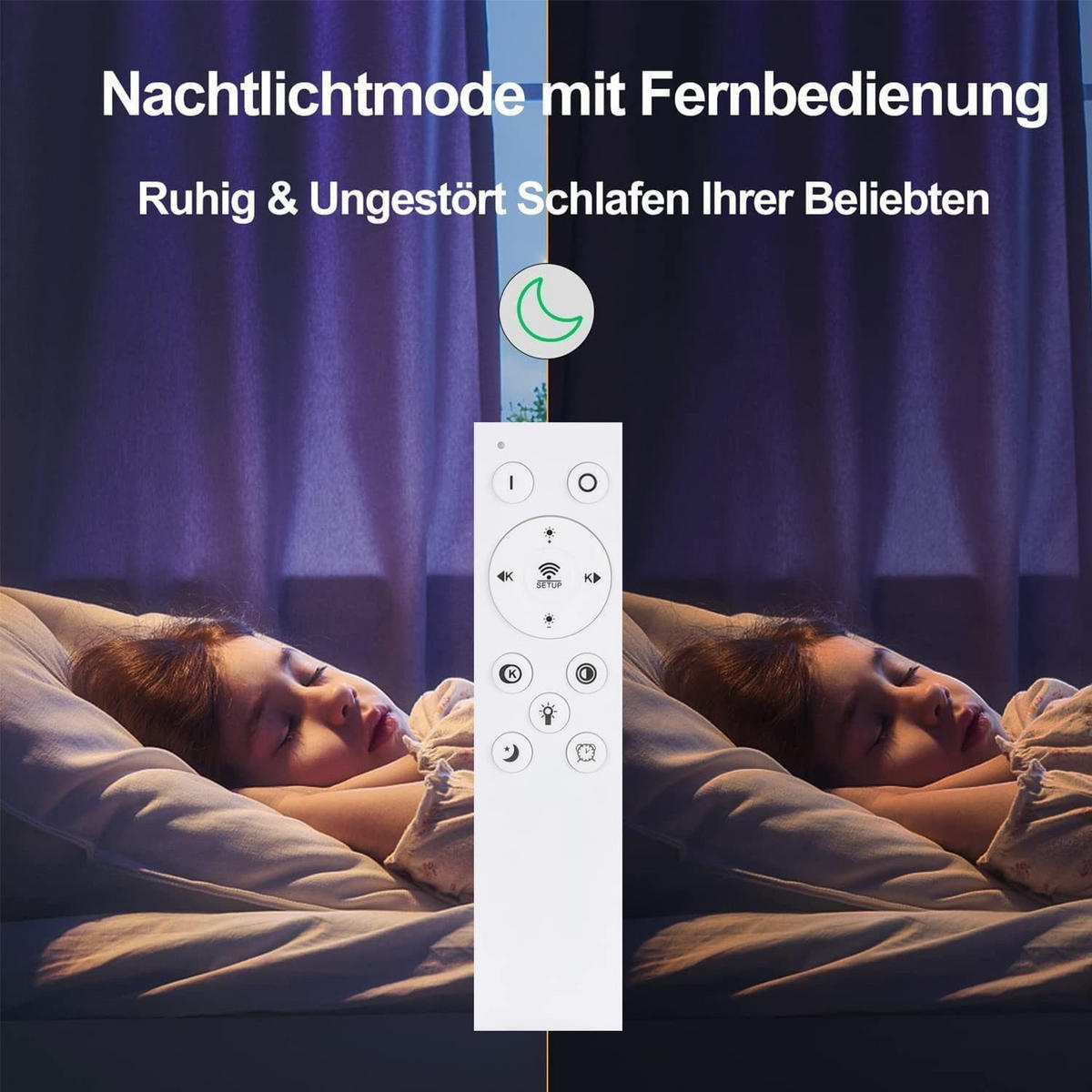 LED-DECKENLEUCHTE Kerrigan 60/29/7cm - Schwarz, Metall (60/29/7cm) - ZMH