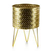 BLUMENTOPF Swen Gold 20 cm Metall - Goldfarben, Metall (30/20cm) - Mondex