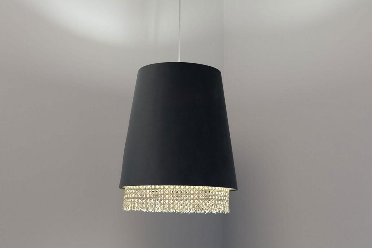 HÄNGELEUCHTE Türkis 35/44 cm - Türkis, Naturmaterialen (35/1.3/44cm) - ONZENO